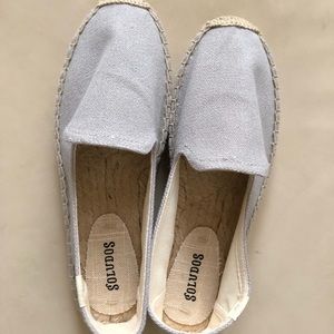 Brand new light blue soludos 7.5